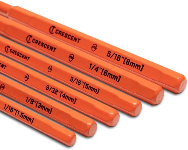 Crescent 6 Piece Set, 7", Pin Punch - CPPS456 - Image 4